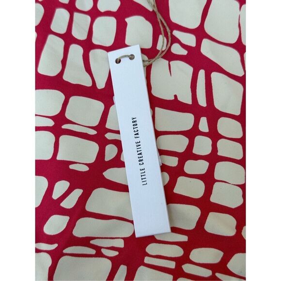 NWT Little Creative Factory Asymmetric One Shoulder One Piece Swimsuit Girls 10 - Picture 4 of 11